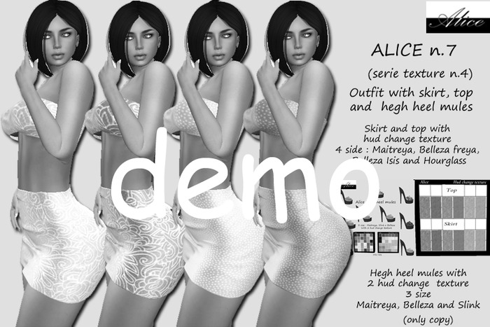 DEMO ALICE n,7 (serius texture n,4   (wear me  andt touch)
