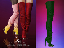 NX-Nardcotix Cearra Thigh High Boot Emerald