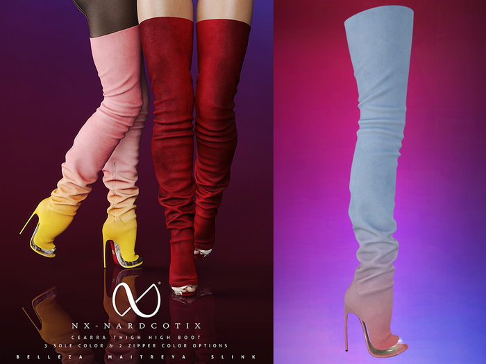 NX-Nardcotix Cearra Thigh High Boot GD Spring