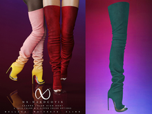 NX-Nardcotix Cearra Thigh High Boot Teal