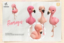 MishMish - Flamingo Deco - Peach [Boxed]