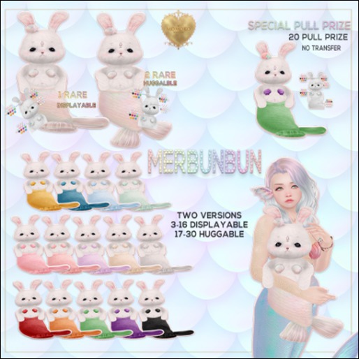 {Momoko} MerBunbun Display - White - 25