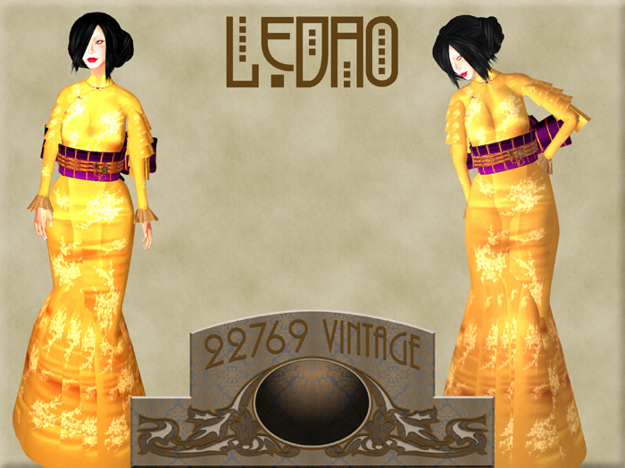22769 ~ Vintage Ledao Complete Outfit