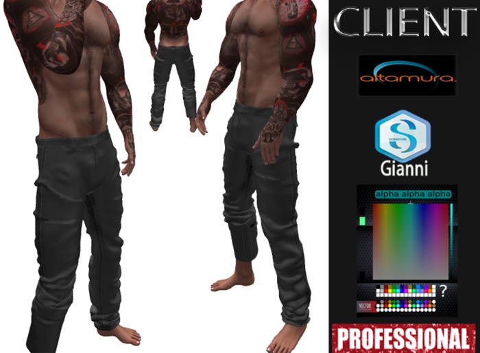 CLIENT PANTS with HUD Color [ Altamura ,Signature Gianni]