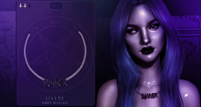 + 1692 + Sinner - Necklace