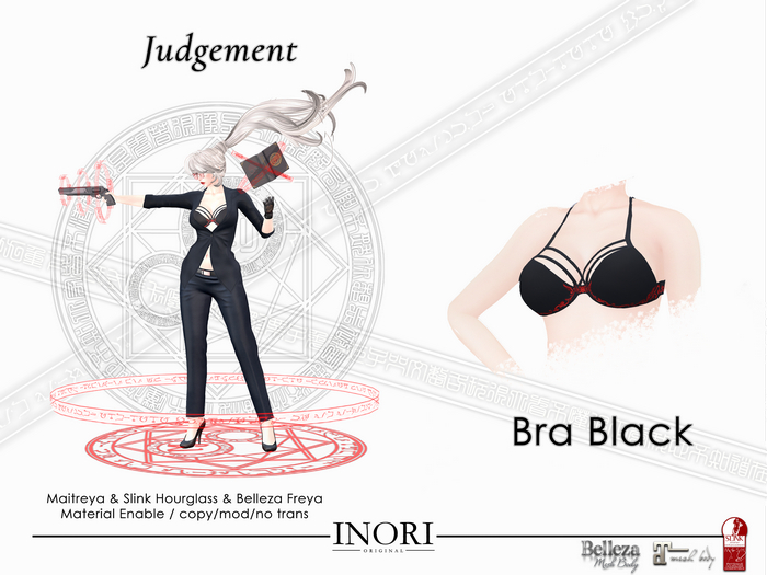 INORI - Judgement - Bra Black