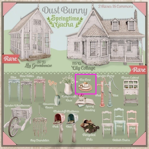 Dust Bunny- Garden Pump ( Pink )