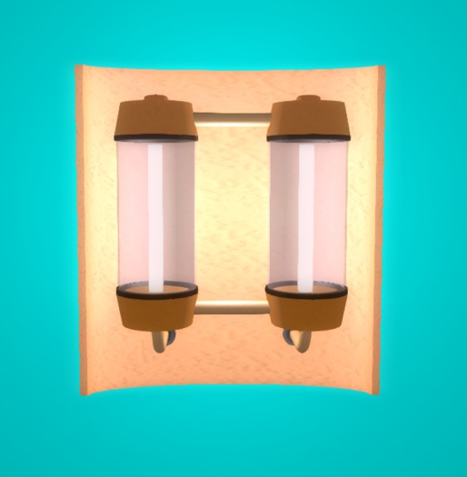 Wandlampe mit Schirm