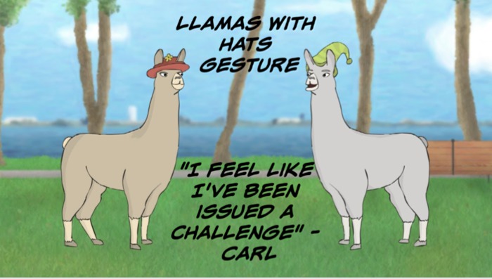 Llamas with Hats~ Challenge ~ KM