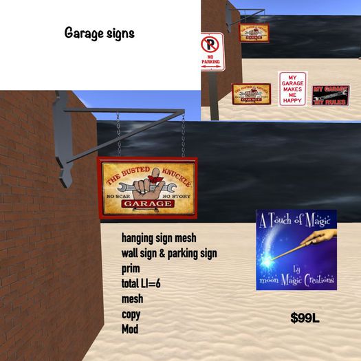 Garage signs-Box