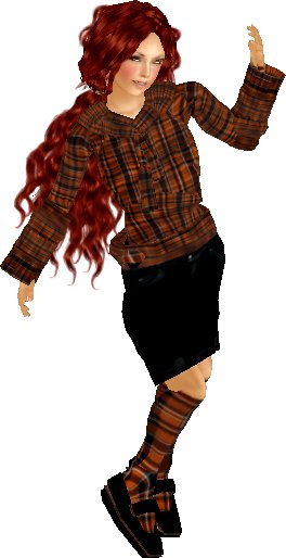 Fall Fun Outfit (Sweater, Shorts, Socks, Shoes)