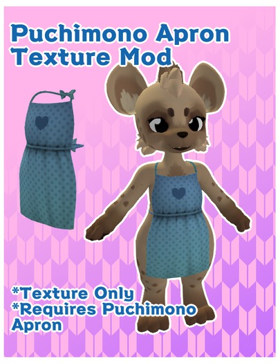 Puchimono Apron Mod -Polka Dots-