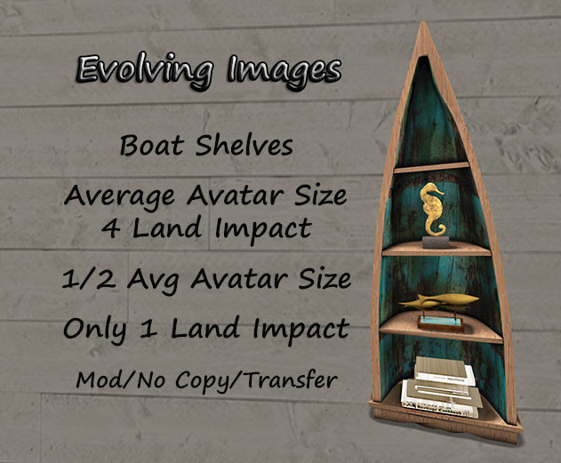 Row Boat Shelves Transferable