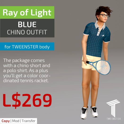 (RL) Chino Outfit - blue