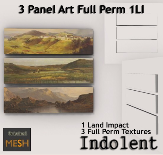 [INDO] 3 Panel Art Full Perm 1LI