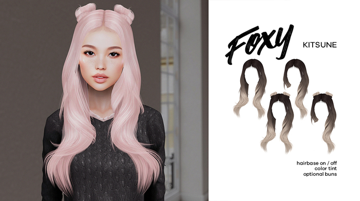 Foxy - Kitsune Hair (Red)
