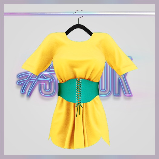 #SHOOK - Kyrie Corset Dress Yellow