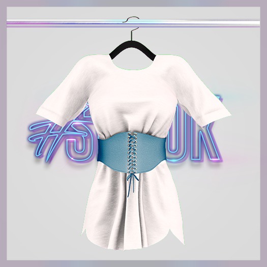 #SHOOK - Kyrie Corset Dress White