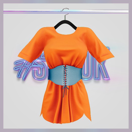 #SHOOK - Kyrie Corset Dress Orange