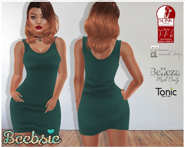 Beebsie BodyCon Dress Teal