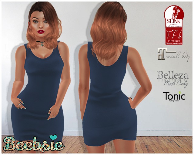 Beebsie BodyCon Dress Blue