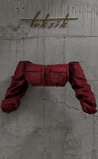 toksik - Relay Top (Burgundy)