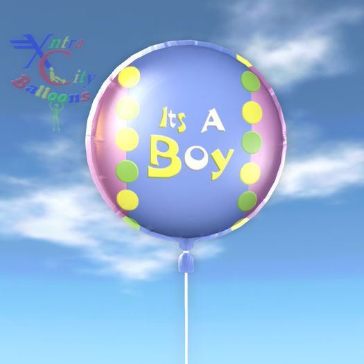 Balloon - It's A Boy - Transfer - Xntra City Balloons