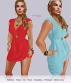 0006069a Mesh Drape Mini Dress [Fatpack]