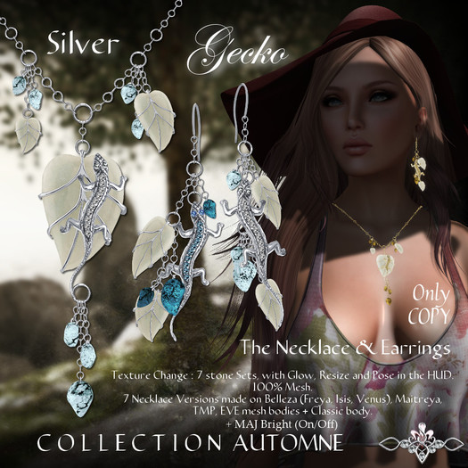 Nord Embel'Lys  Gecko Set Silver