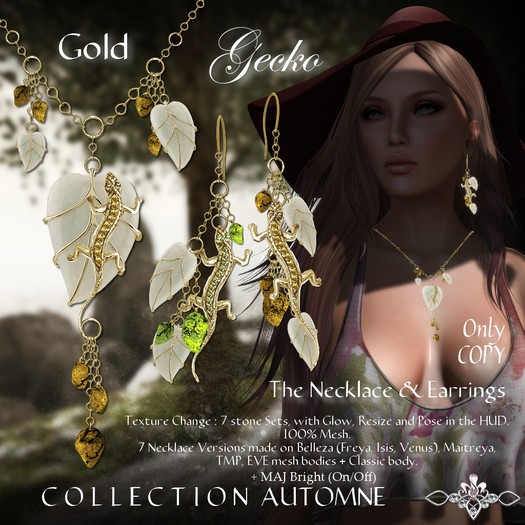 Nord Embel'Lys  Gecko Set Gold