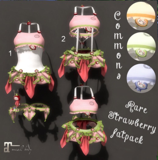 * Les Petits Fruits * Strawberry Fatpack RARE