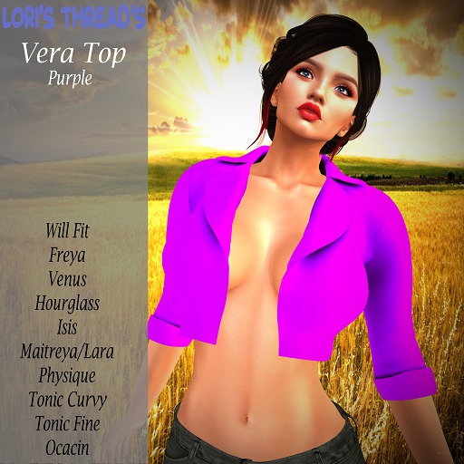 [L.T] Vera Top - Purple (REZ ME)