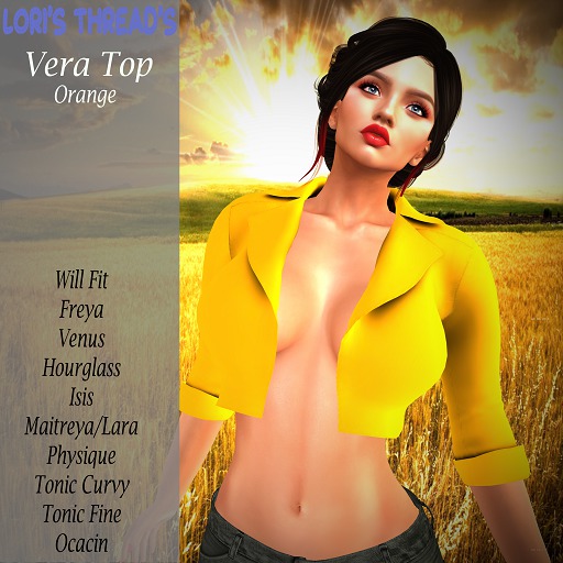 [L.T] Vera Top - Pumpkin (REZ ME)