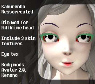 Second Life Marketplace - Kakurenbo: Dim mod (Anime M4) BOM+