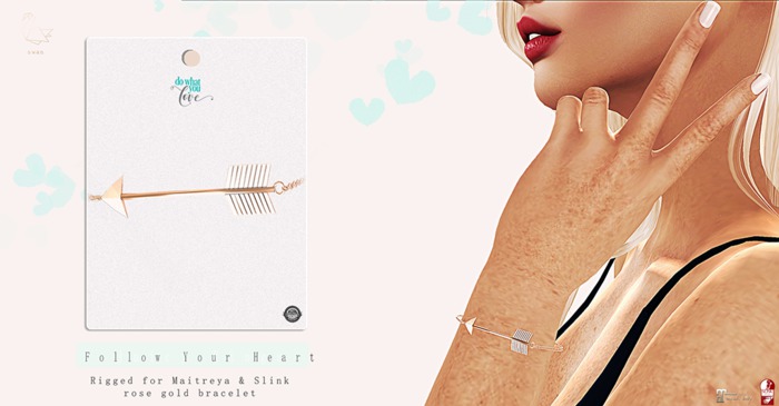 Swan Follow Your Heart Bracelet
