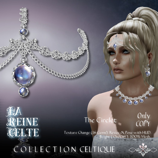 Nord Embel'Lys  La Reine Celte Circlet White Gold