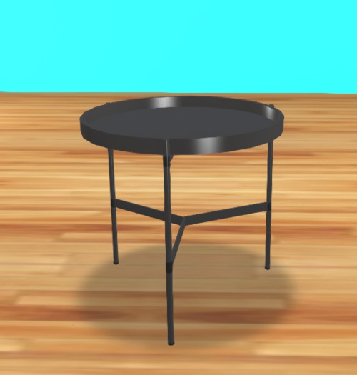 Beistelltisch mit Menu