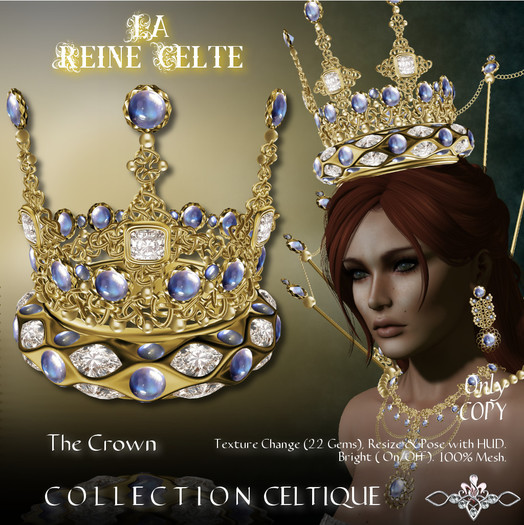 Nord Embel'Lys  La Reine Celte Crown Gold