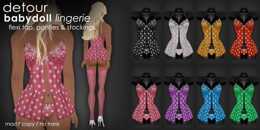 [Detour] Babydoll Lingerie - Pack