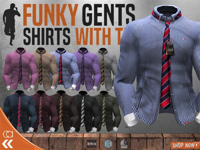[CA] SIGNATURE BELLEZA SLINK FUNKY SHIRTS