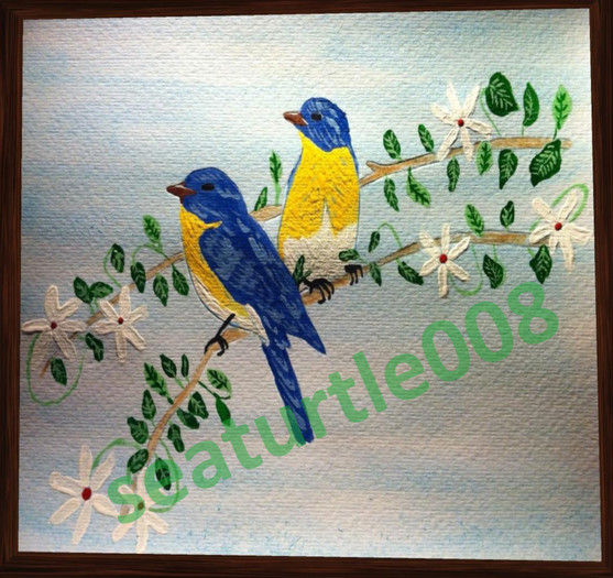 (seaturtle008) TwoBirds Painting