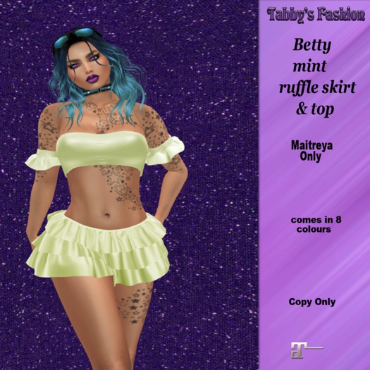 Betty's -mint- Ruffles Top & Skirt (Maitreya)   (Wear Me)