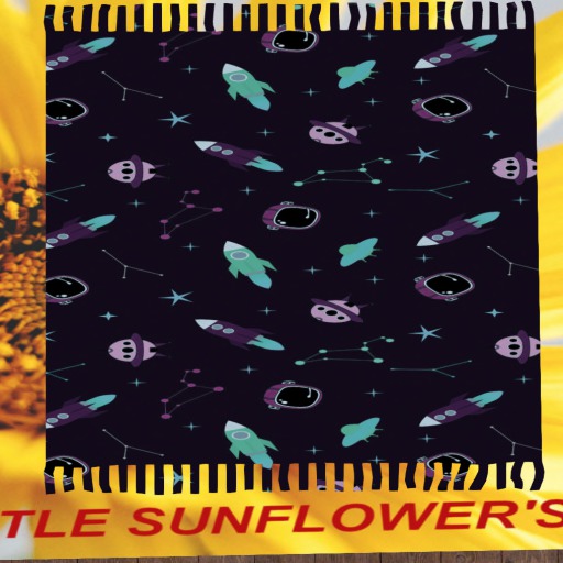 Purple Space rug