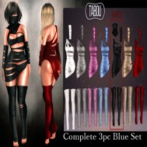 TABOU. Audrey. Set. Blue