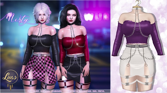 Luas Misty White & Violet
