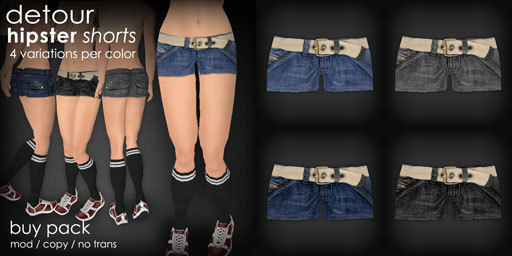 [Detour] Hipster Shorts - Pack