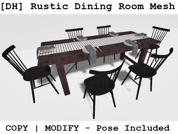 Rustic Dining Room Mesh 