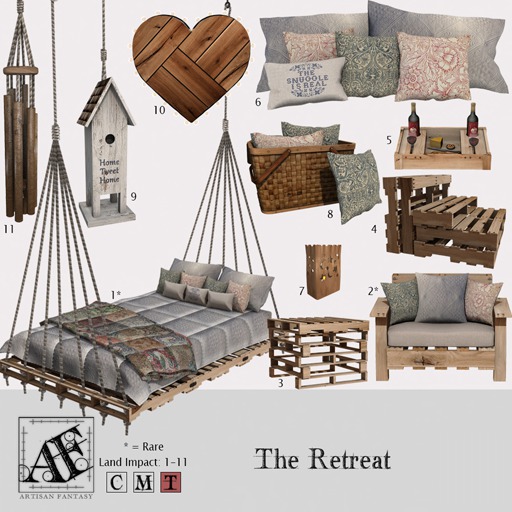 *AF* Retreat - Pallet Side Table