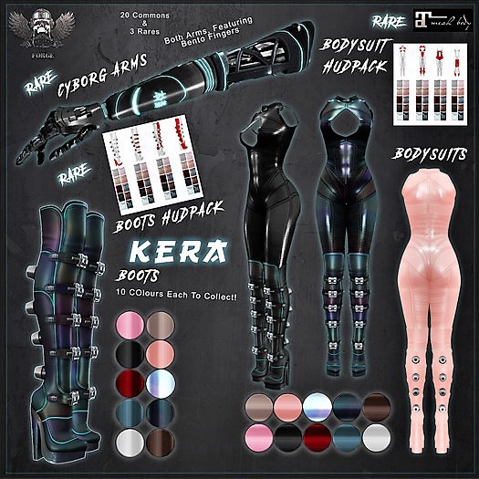 [The Forge] Kera Bodysuit HUDPACK, RARE