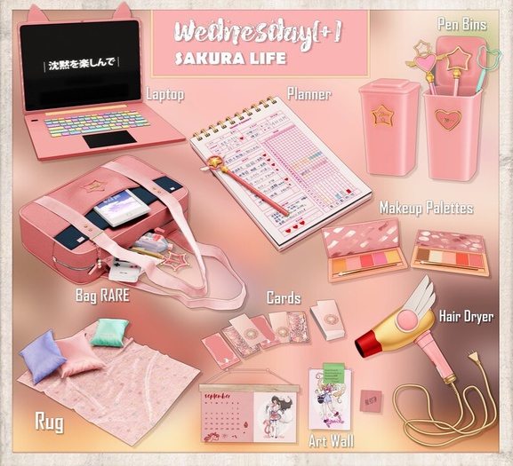 Wednesday[+] ~ Sakura Life ~ Bag - RARE